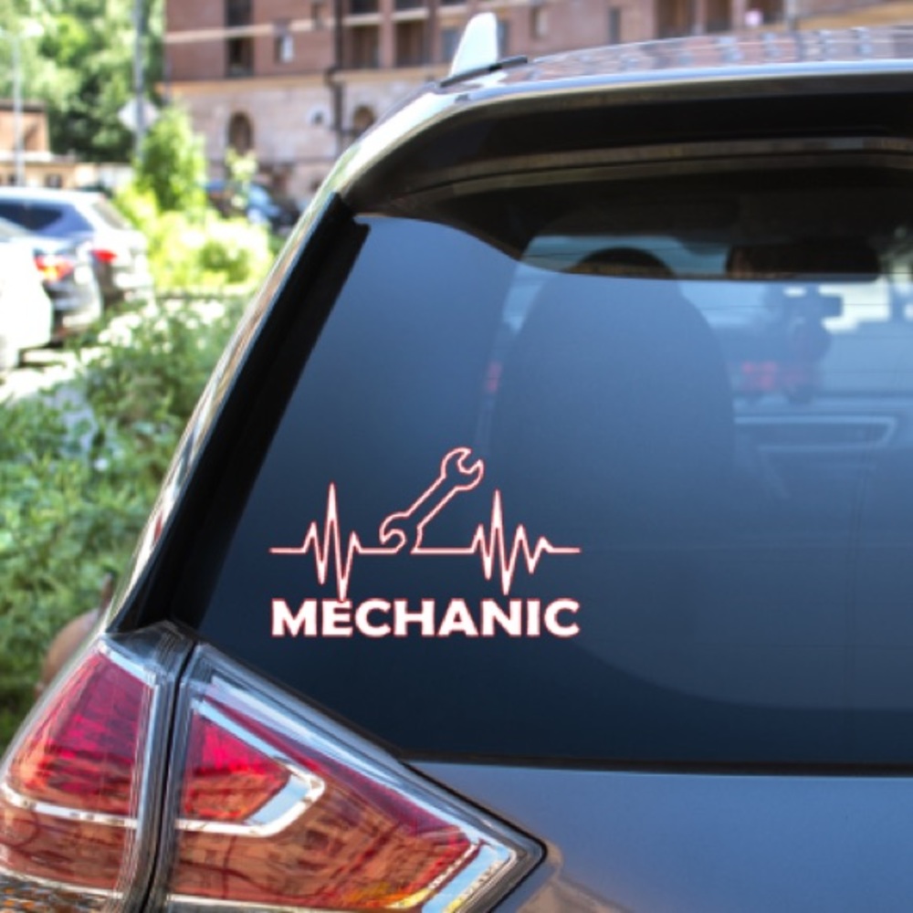 Mechanic Vinyl decal